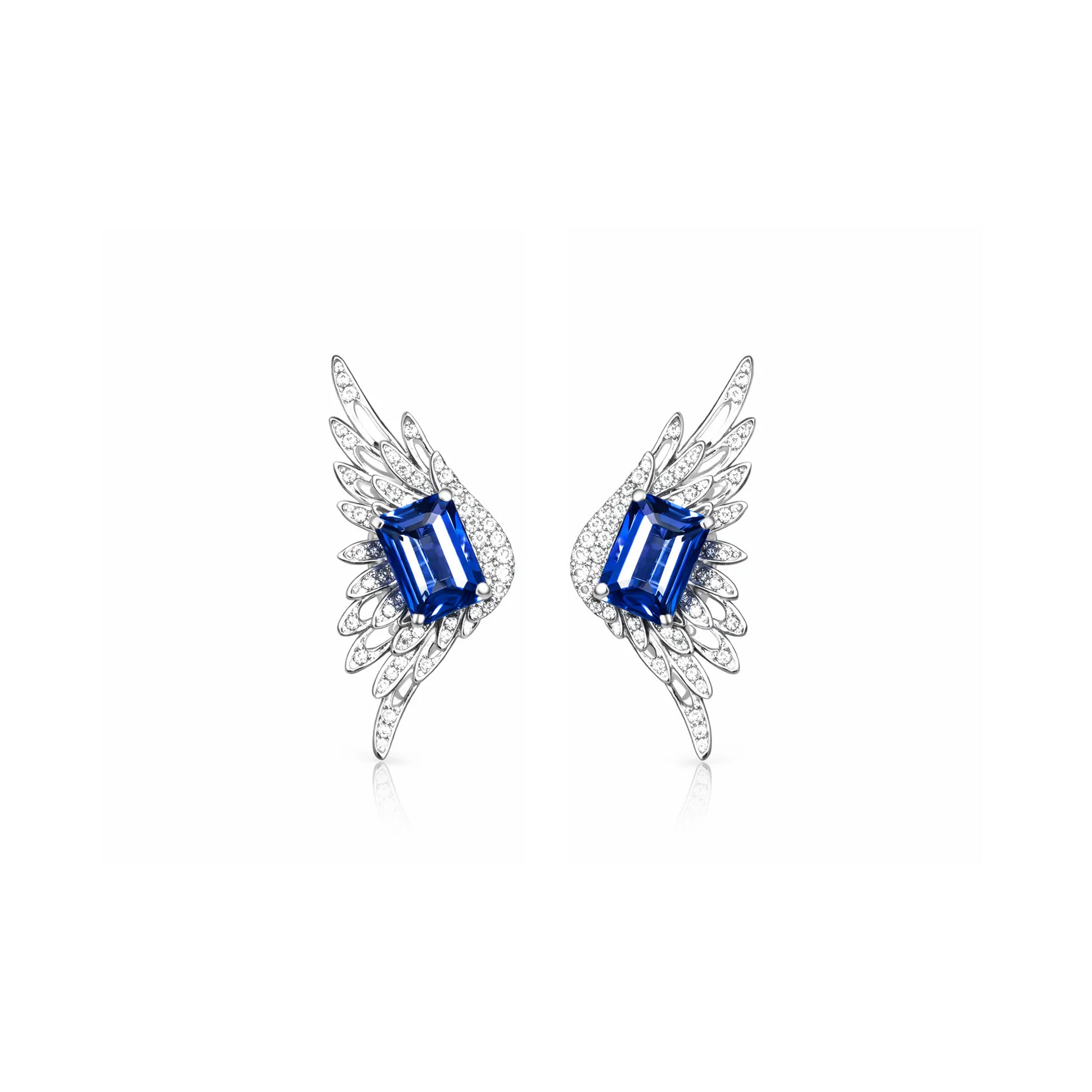 Wings of Freedom Earrings Tanzanites
