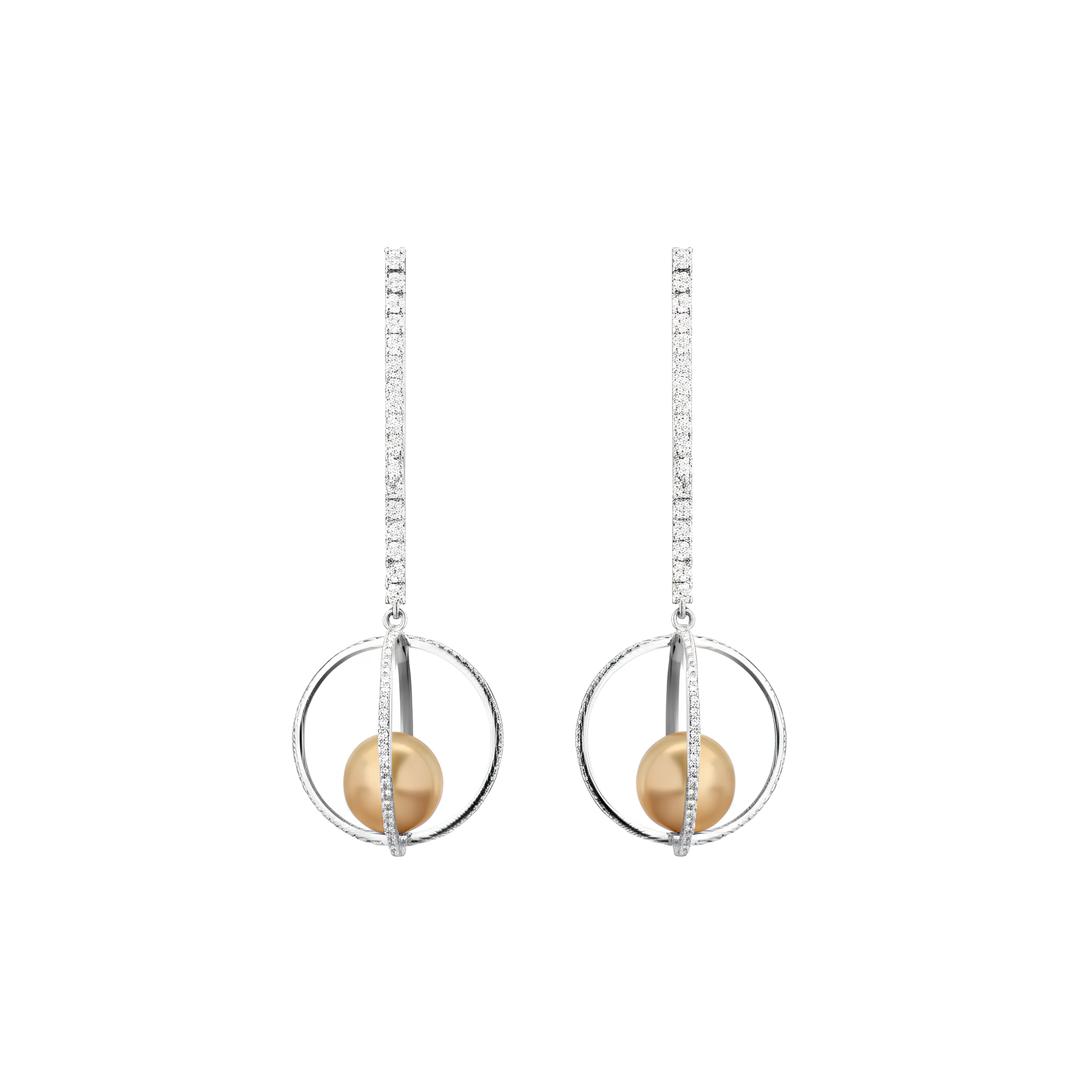 Soaring Elegance Earrings Pearls of the South Sea