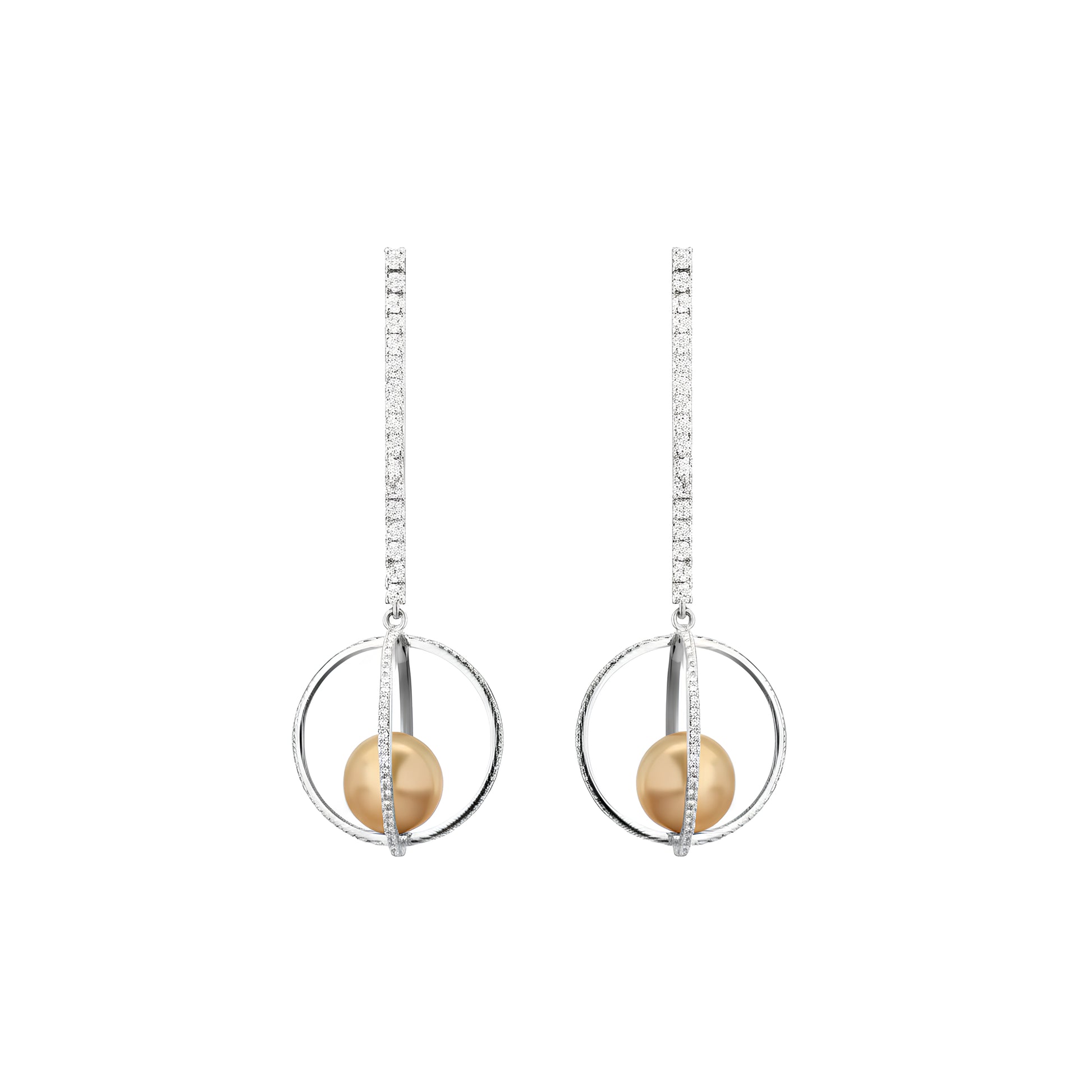 Soaring Elegance Earrings Pearls of the South Sea