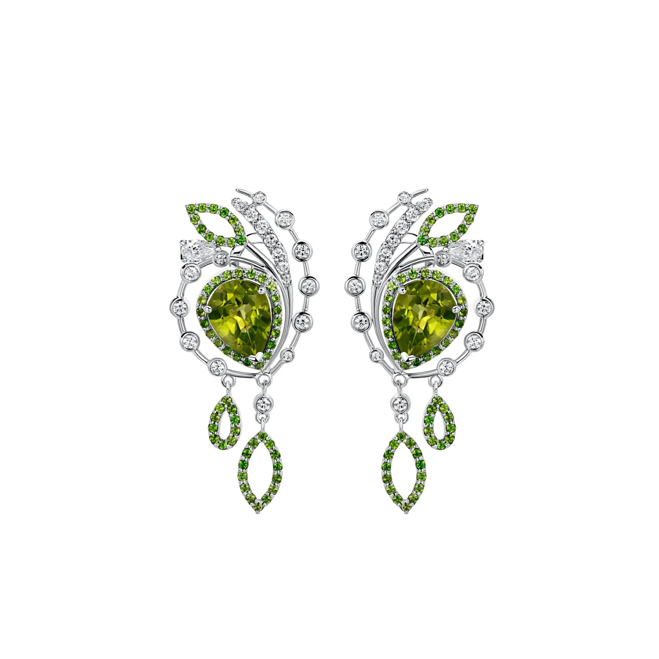 Soaring Elegance Earrings Peridots