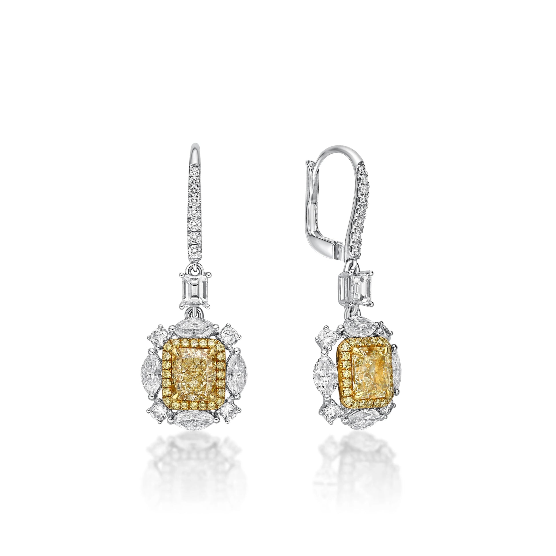 Lumina Earrings Fancy Diamond A