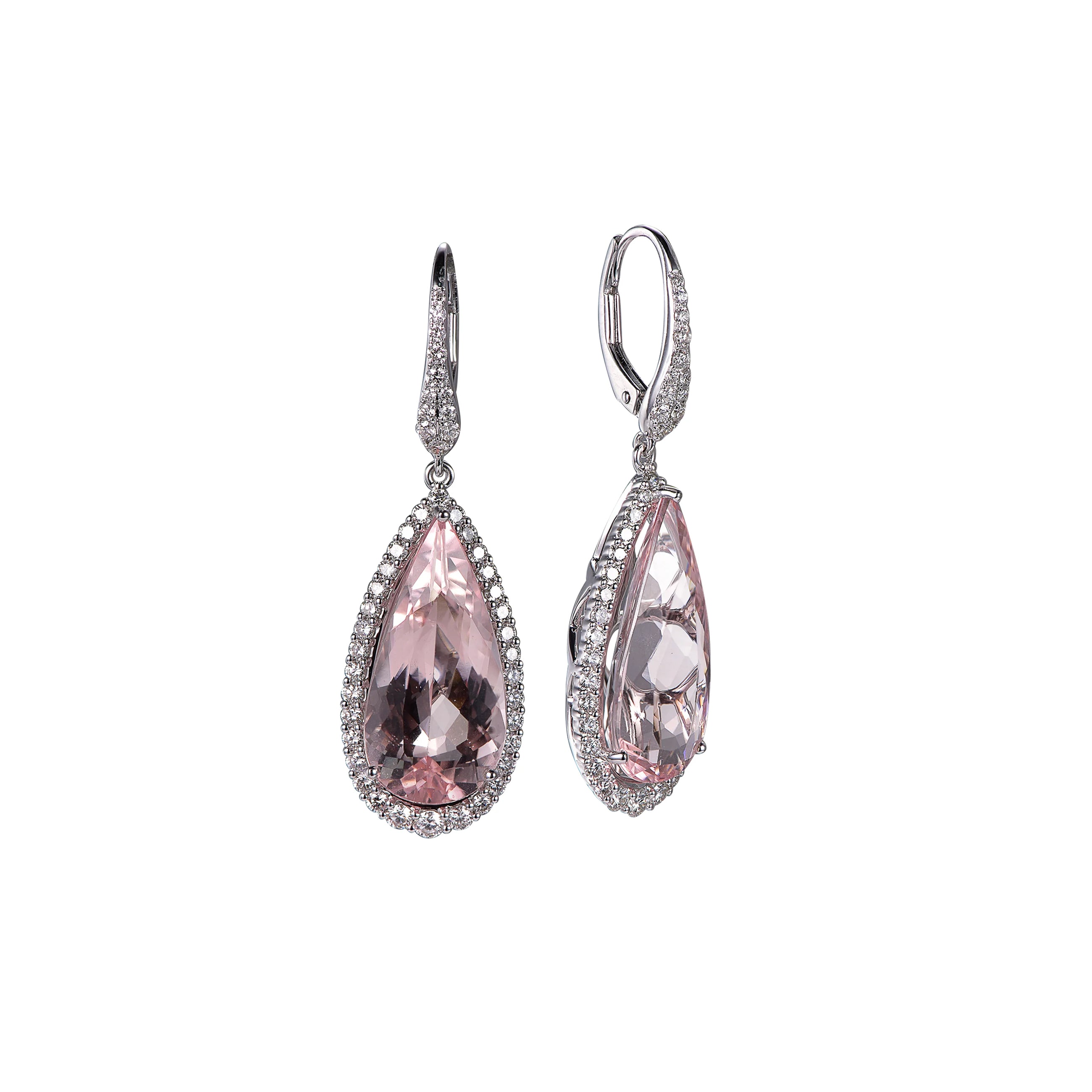 Soaring Elegance Earrings Morganite