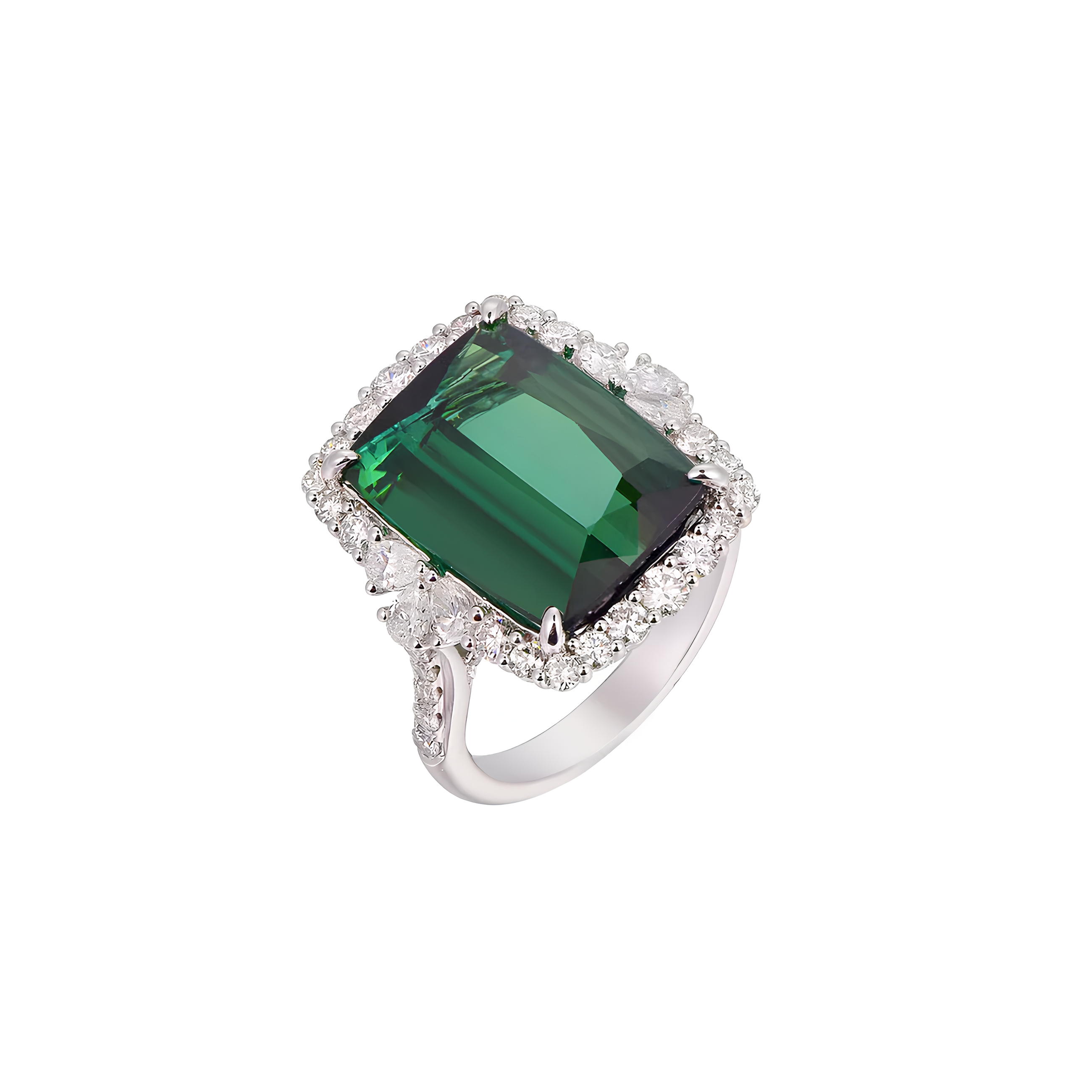 Soaring Elegance Ring Tourmaline Green