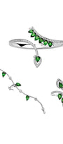 Soaring Elegance Bracelet - Ring Tsavorite