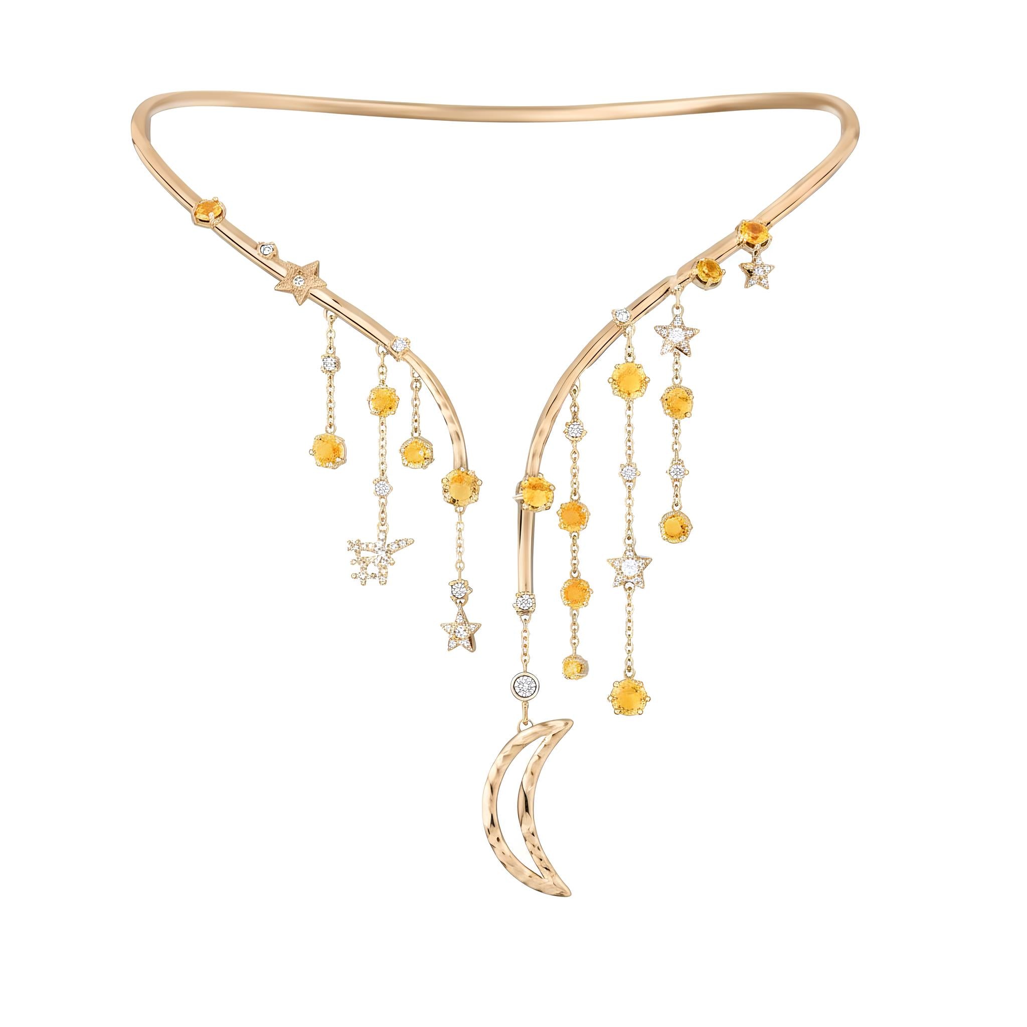 Soaring Elegance Necklace Sapphires