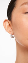 Eternal Now Earrings Pair, 18K White Gold, Diamonds