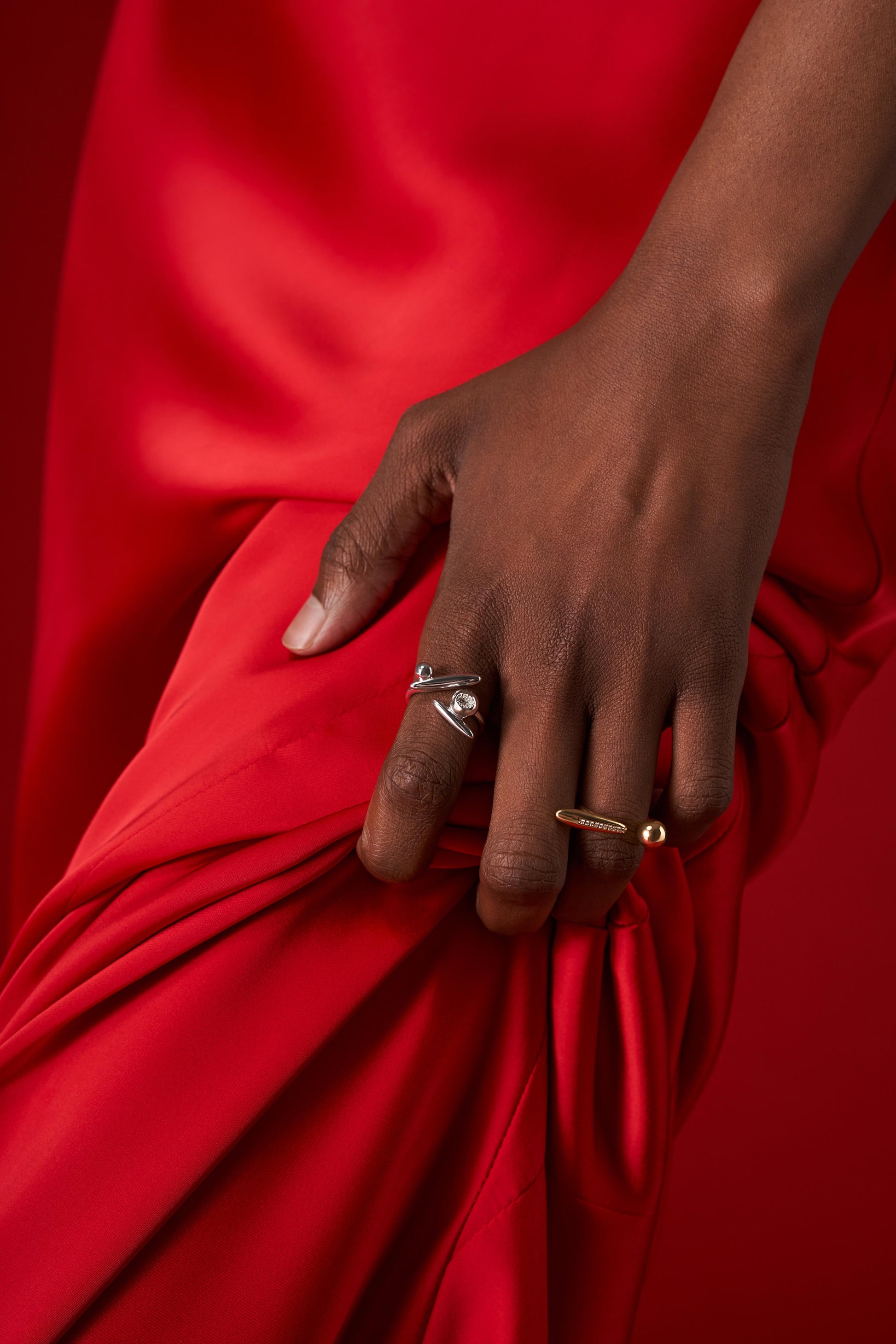 Here I Begin Again Ring, Yellow Gold, Diamonds